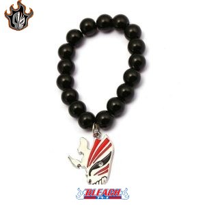 Bracelet shamballa Bleach en pierre de lave noire - Bleach Web