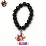 Bracelet shamballa Bleach en pierre de lave noire - Bleach Web