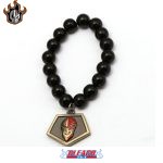 Bracelet shamballa Bleach en pierre de lave noire - Bleach Web