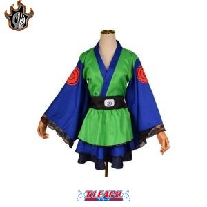 Kimono pour femmes à motif Konoha, Cosplay Naruto - Bleach Web