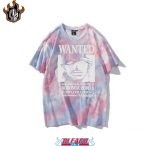 T-shirt Roronoa Zoro, T-Shirt Wanted One Piece style délavé - Bleach Web