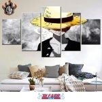 Toile 5 pièces Monkey D. Luffy, Tableau Canvas One Piece - Bleach Web