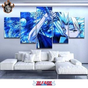 Toile Bleach Tôshiro Hitsugaya, Panneaux Canvas 5 pièces - Bleach Web